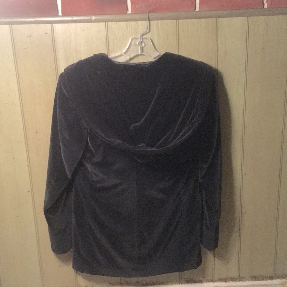 Black Velvet Hooded Blazer Jacket — UNIQUE